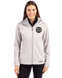 Philadelphia Union Cutter & Buck Evoke Softshell Recycled Full Zip Womens Jacket CONCRETE Front