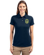 Nashville SC Cutter & Buck Advantage Eco Tri-Blend Pique Womens Polo Liberty Navy Front