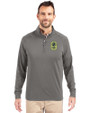 Nashville SC Cutter & Buck Adapt Eco Knit Stretch Recycled Mens Quarter Zip Pullover Elemental Grey Front