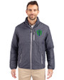 Seattle Sounders FC Cutter & Buck Rainier PrimaLoft® Mens Eco Insulated Full Zip Puffer Jacket Anthracite Melange Front