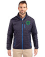 Seattle Sounders FC Cutter & Buck Rainier PrimaLoft® Mens Eco Insulated Full Zip Puffer Jacket Dark Navy Front