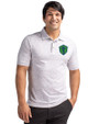 Seattle Sounders FC Cutter & Buck Advantage Tri-Blend Space Dye Mens Polo Elemental Grey Front