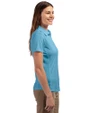 Philadelphia Union Cutter & Buck Prospect Eco Textured Stretch Recycled Womens Short Sleeve Polo Atlas Light Blue Side