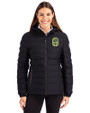 Nashville SC Cutter & Buck Mission Ridge Repreve® Eco Insulated Womens Puffer Jacket Black Front