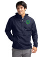 Seattle Sounders FC Cutter & Buck Charter Eco Recycled Mens Anorak Jacket Navy Blue Front