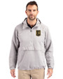 LAFC Cutter & Buck Charter Eco Recycled Mens Anorak Jacket Polished Medium Gray Front