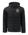 Nashville SC Cutter & Buck Evoke Hybrid Eco Softshell Recycled Full Zip Mens Big & Tall Hooded Jacket BL_MANN_HG 1