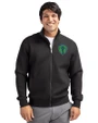 Seattle Sounders FC Cutter & Buck Roam Eco Recycled Full Zip Mens Big & Tall Jacket Black Front