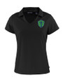 Seattle Sounders FC Cutter & Buck Daybreak Eco Recycled Womens V-neck Polo Black Mannequin