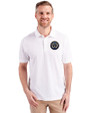 Philadelphia Union Cutter & Buck Advantage Eco Tri-Blend Pique Mens Big and Tall Polo White Front