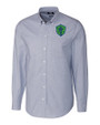 Seattle Sounders FC Cutter & Buck Stretch Oxford Mens Long Sleeve Dress Shirt Light Blue Mannequin