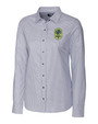 Nashville SC Cutter & Buck Stretch Oxford Stripe Womens Long Sleeve Dress Shirt CC_MANN_HG 1