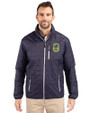 Nashville SC Cutter & Buck Rainier PrimaLoft®  Mens Big and Tall Eco Insulated Puffer Jacket Dark Navy/Silver Front
