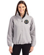 Philadelphia Union Cutter & Buck Charter Eco Recycled Womens Full-Zip Jacket Polished Medium Gray Front