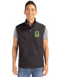 Nashville SC Cutter & Buck Charter Eco Full-Zip Mens Big & Tall Vest Black Front