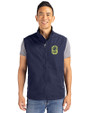 Nashville SC Cutter & Buck Charter Eco Full-Zip Mens Big & Tall Vest Navy Blue Front