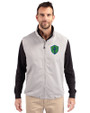 Seattle Sounders FC Cutter & Buck Charter Eco Recycled Mens Full-Zip Vest Polished Medium Gray Front
