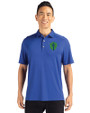 Seattle Sounders FC Cutter & Buck Forge Eco Stretch Recycled Mens Big & Tall Polo Tour Blue Front