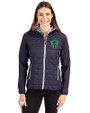 Seattle Sounders FC Cutter & Buck Rainier Primaloft Womens Eco Full Zip Hybrid Jacket Dark Navy Front