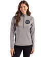 Philadelphia Union Cutter & Buck Peshastin Fleece Recycled Womens Half Zip Pullover Elemental Grey Heather Front