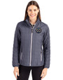 Philadelphia Union Cutter & Buck Rainier PrimaLoft®  Womens Eco Insulated Full Zip Puffer Jacket Anthracite Melange Front
