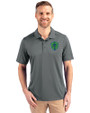 Seattle Sounders FC Cutter & Buck Prospect Eco Textured Stretch Recycled Mens Big & Tall Polo Elemental Grey Front