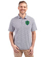 Seattle Sounders FC Cutter & Buck Virtue Eco Pique Botanical Print Recycled Mens Polo Navy Blue Front