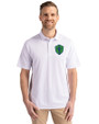 Seattle Sounders FC Cutter & Buck Virtue Eco Pique Recycled Mens Polo White Front