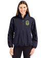 Nashville SC Cutter & Buck Charter Eco Recycled Womens Anorak Jacket Navy Blue Front