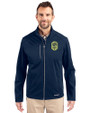 Nashville SC Cutter & Buck Evoke Recycled Honeycomb Fleece Mens Full Zip Jacket Navy Blue Front