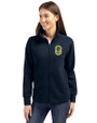 Nashville SC Cutter & Buck Roam Epic Versatility Full Zip Recycled Womens Jacket Navy Blue Front