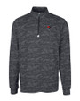 Texas Tech Red Raiders College Vault- Cutter & Buck Traverse Stretch Eco Camo Print Quarter Zip Mens Big and Tall Pullover BL_MANN_HG 