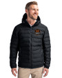 Houston Dynamo FC Cutter & Buck Mission Ridge Repreve® Eco Insulated Mens Puffer Jacket Black Front
