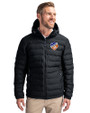 FC Cincinnati Cutter & Buck Mission Ridge Repreve® Eco Insulated Mens Puffer Jacket Black Front