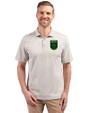 Austin FC - Cutter & Buck Virtue Eco Pique Stripe Recycled Mens Big and Tall Polo Polished Medium Gray Front