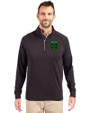 Austin FC - Cutter & Buck Adapt Eco Knit Stretch Recycled Mens Big and Tall Quarter Zip Pullover Black Front