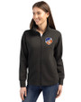 FC Cincinnati Cutter & Buck Roam Epic Versatility Full Zip Recycled Womens Jacket Black Front