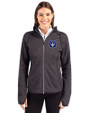 CF Montréal Cutter & Buck Mainsail Full Zip Hooded Womens Jacket Charcoal Heather Front