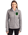 Austin FC - Cutter & Buck Mainsail Sweater-Knit Womens Full Zip Hooded Jacket Polished Heather Front