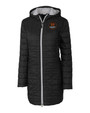 Houston Dynamo FC Cutter & Buck Rainier PrimaLoft®  Womens Eco Insulated Hooded Long Coat BL_MANN_HG 1