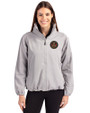 Atlanta United FC - Cutter & Buck Charter Recycled Packable Womens Full Zip Jacket Polished Medium Gray Front