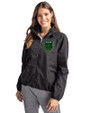 Austin FC - Cutter & Buck Charter Eco Recycled Womens Full-Zip Jacket Black Front