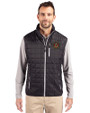 Atlanta United FC - Cutter & Buck Rainier PrimaLoft® Mens Eco Insulated Full Zip Puffer Vest Black Front
