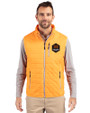 Houston Dynamo FC Cutter & Buck Rainier PrimaLoft® Mens Eco Insulated Full Zip Puffer Vest Satsuma Front