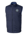 New York City FC Cutter & Buck Stealth Hybrid Quilted Mens Windbreaker Vest LYN_MANN_HG 1