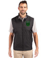 Austin FC - Cutter & Buck Stealth Hybrid Quilted Mens Windbreaker Vest Black Front