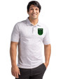 Austin FC - Cutter & Buck Advantage Tri-Blend Space Dye Mens Polo Elemental Grey Front