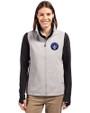 CF Montréal Cutter & Buck Charter Recycled Packable Womens Full Zip Vest Polished Medium Gray Front