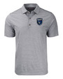 San Jose Earthquakes Cutter & Buck Forge Eco Heather Stripe Stretch Recycled Mens Big & Tall Polo BLH_MANN_HG 1