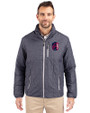 St. Louis City SC Cutter & Buck Rainier PrimaLoft® Mens Eco Insulated Full Zip Puffer Jacket Anthracite Melange Front